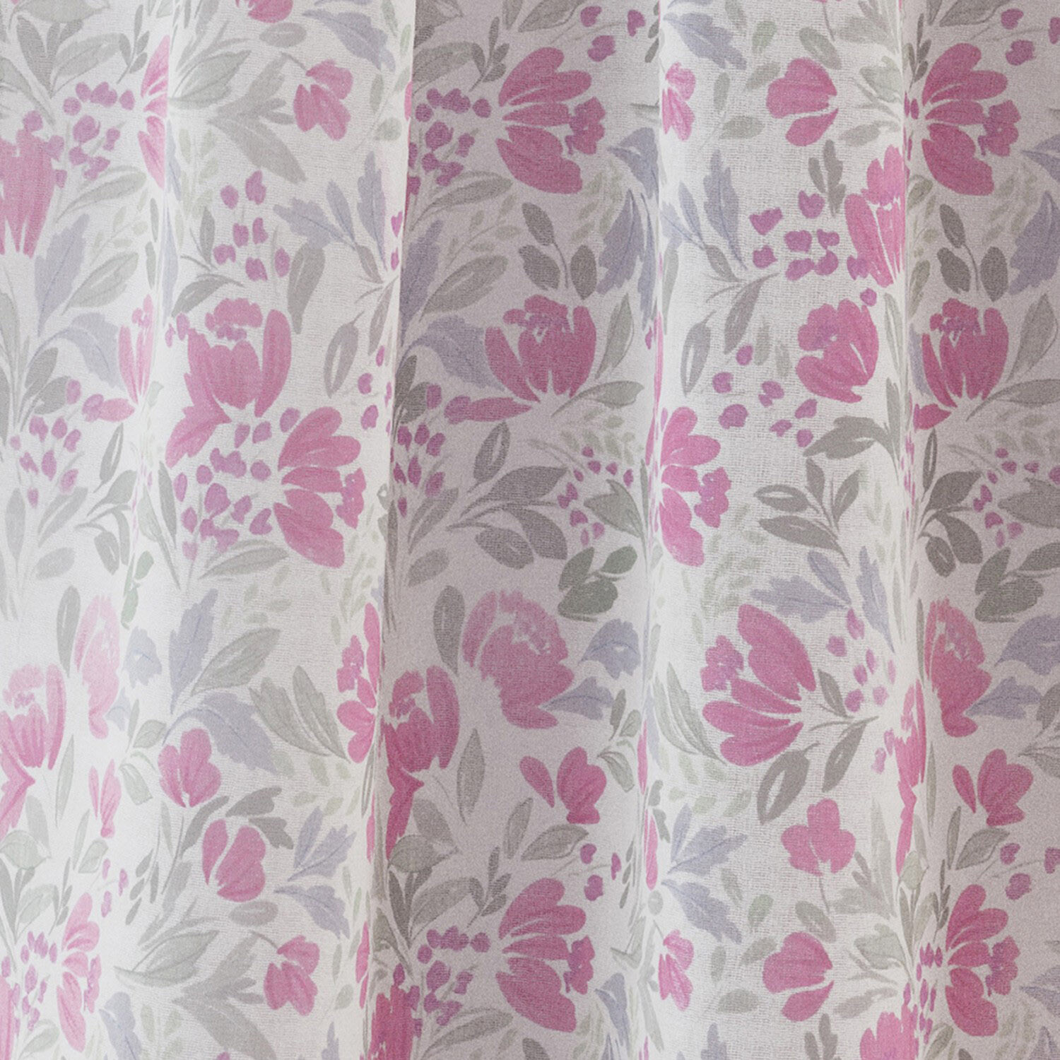 Mia Curtain Panel Pink 183cm Image 3