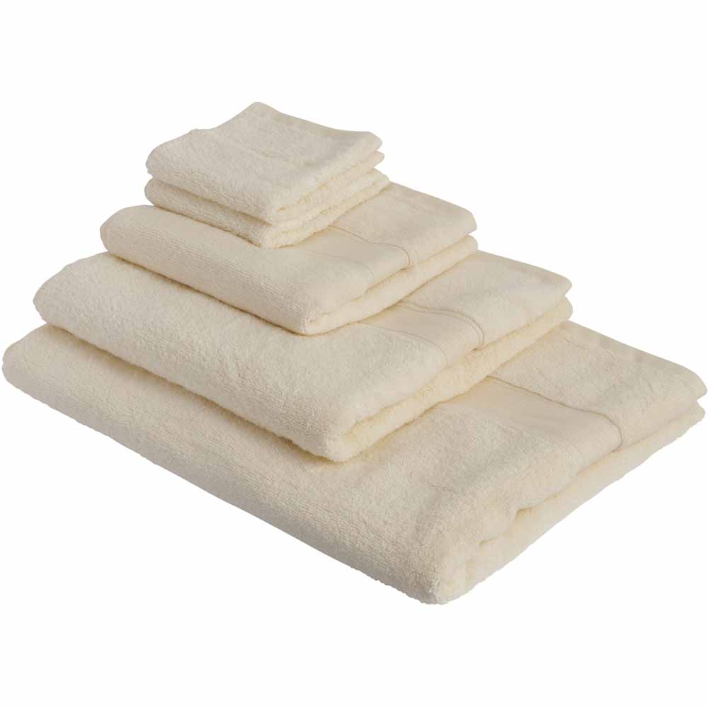 Wilko Supersoft Cream Hand Towel Image 4