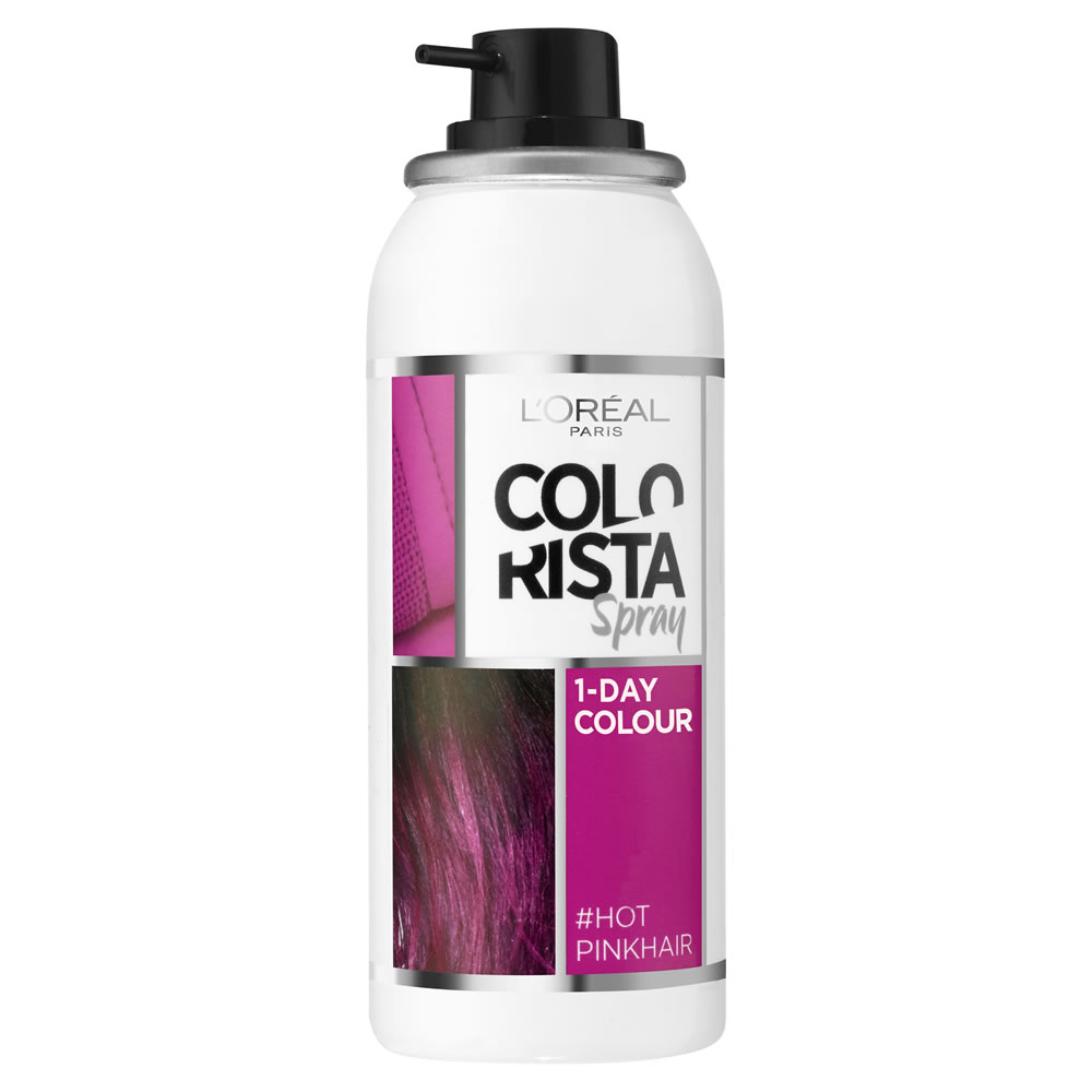 L'Oréal Paris Colorista Spray Hot Pink Hair 100ml Image 2