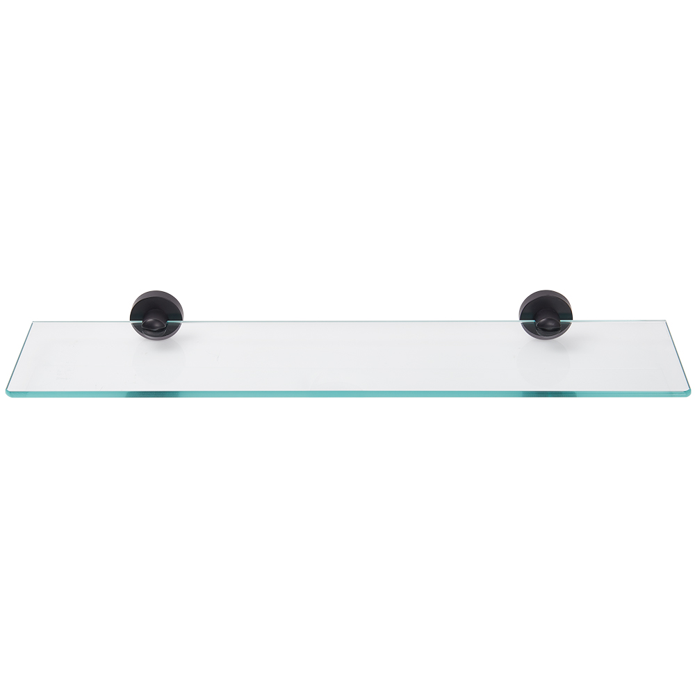 Wilko Black Glass Shelf Wilko
