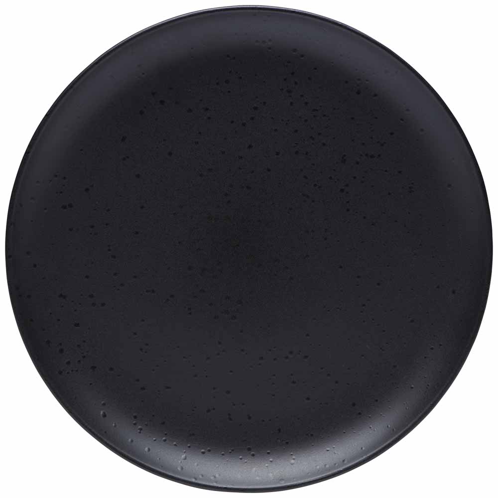 Wilko Black Fusion Dinner Plate Image 1
