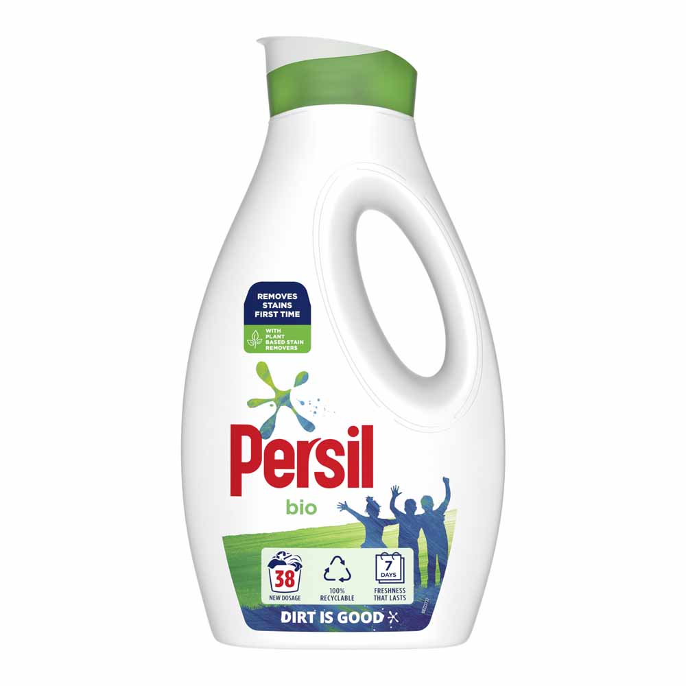 Persil Bio Liquid Detergent 38 Washes 1.026L Image 2