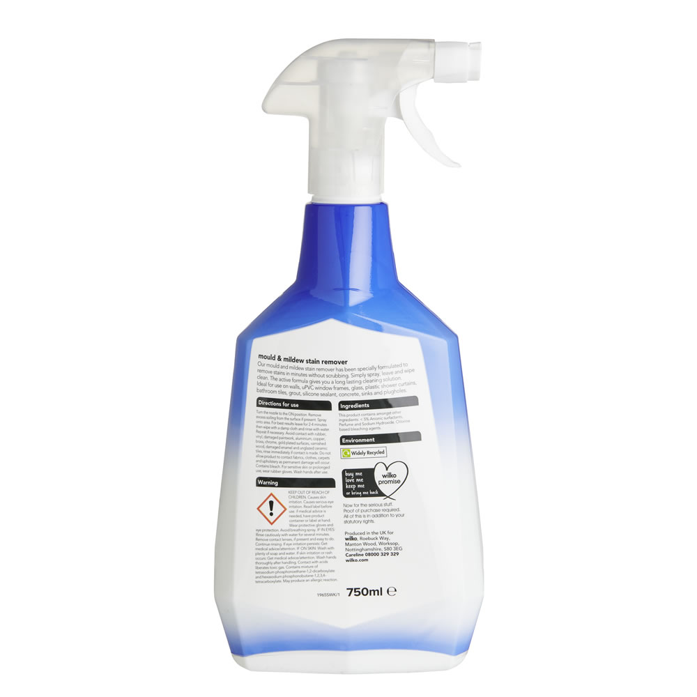 Wilko Mould and Mildew Remover 750ml Image 2