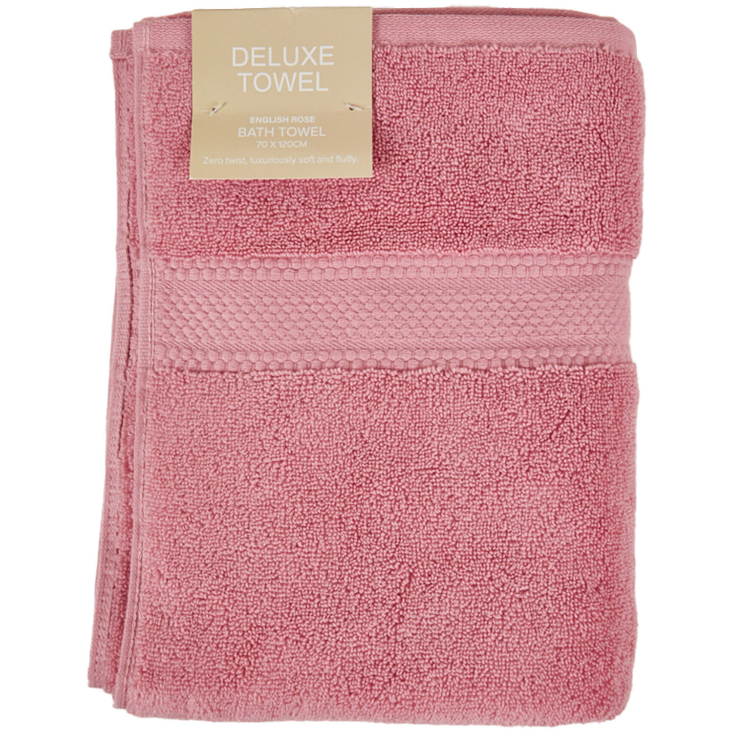 Deluxe Bath Towel - English Rose Image 1