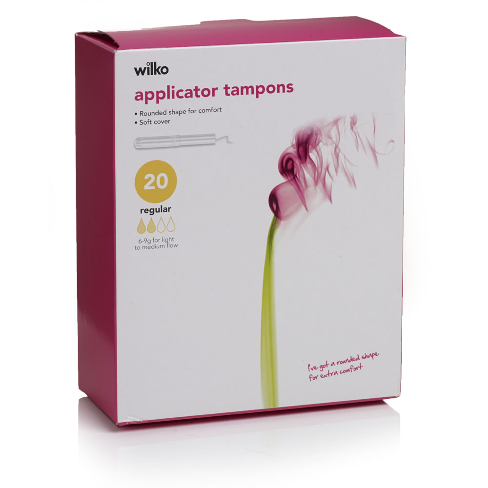 Wilko Regular Applicator Tampons 20 pack Image