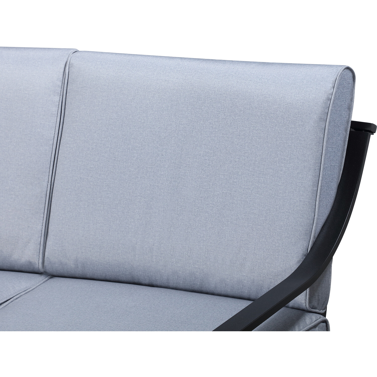Malay Monte Carlo 7 Seater Grey Sectional Corner Lounge Set Image 4