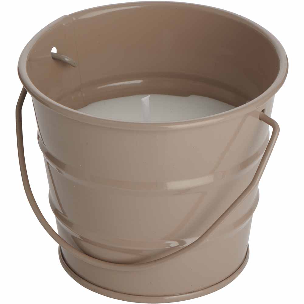 Wilko Bucket Citronella Candle 3pk Image 3