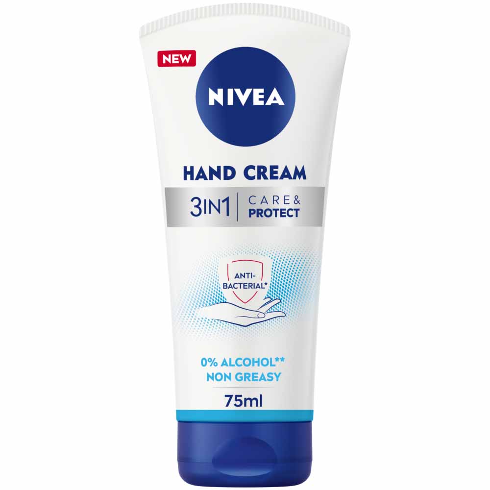 Nivea Care and Protect Anti-Bacterial Hand Cream 75ml Image 1