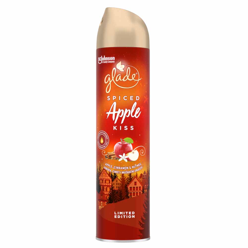 Glade Aerosol Spiced Apple Air Freshener 300ml Image