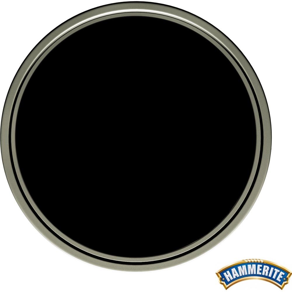 Hammerite Black Smooth Metal Paint 250ml Image 3