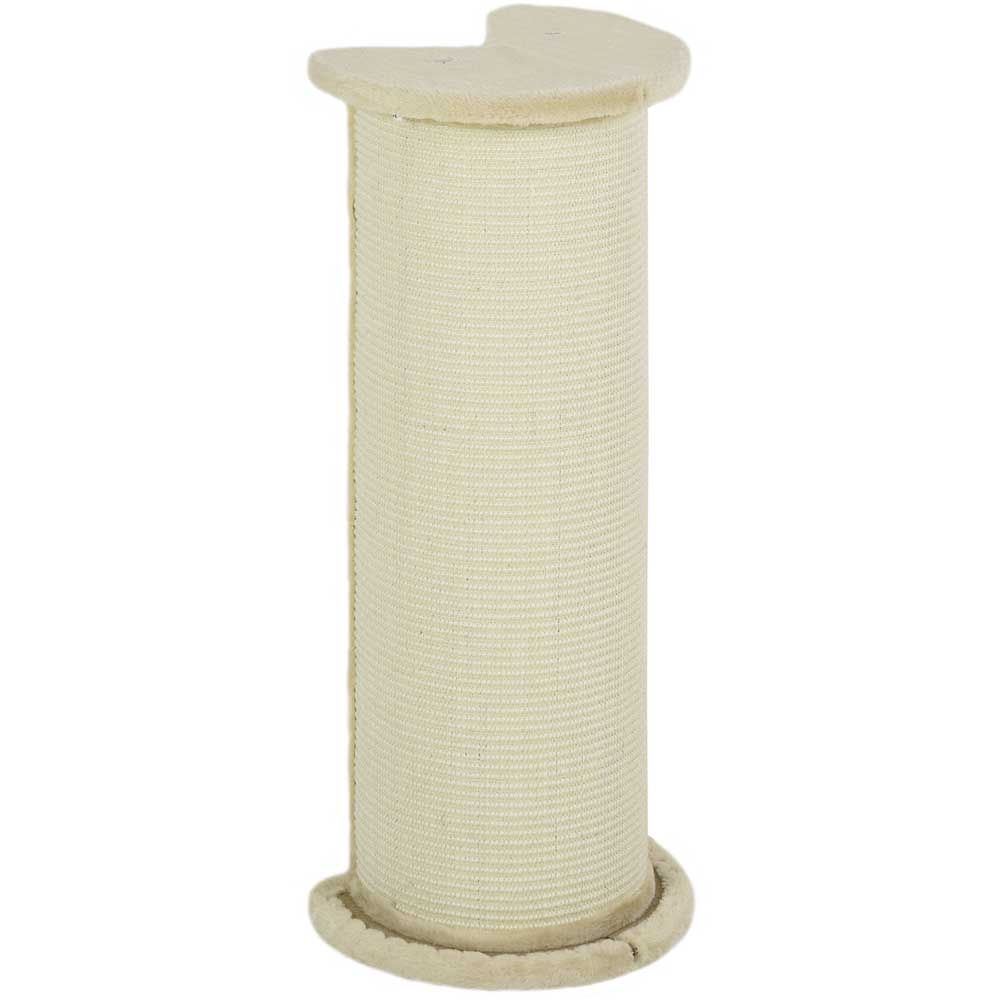PawHut 85cm Tall Cat Scratching Post for Indoor Corner Use - Beige Image 1
