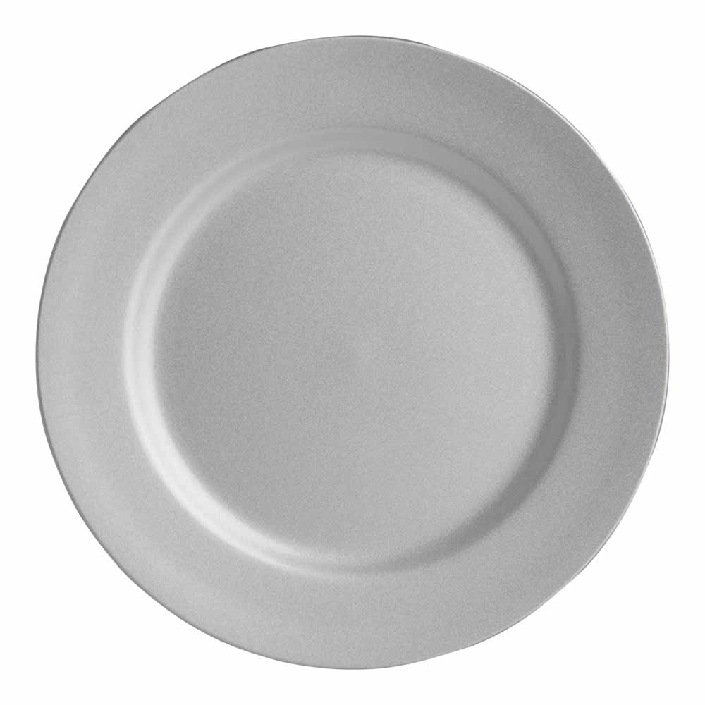 Wilko Silver Charger Plate Image 1