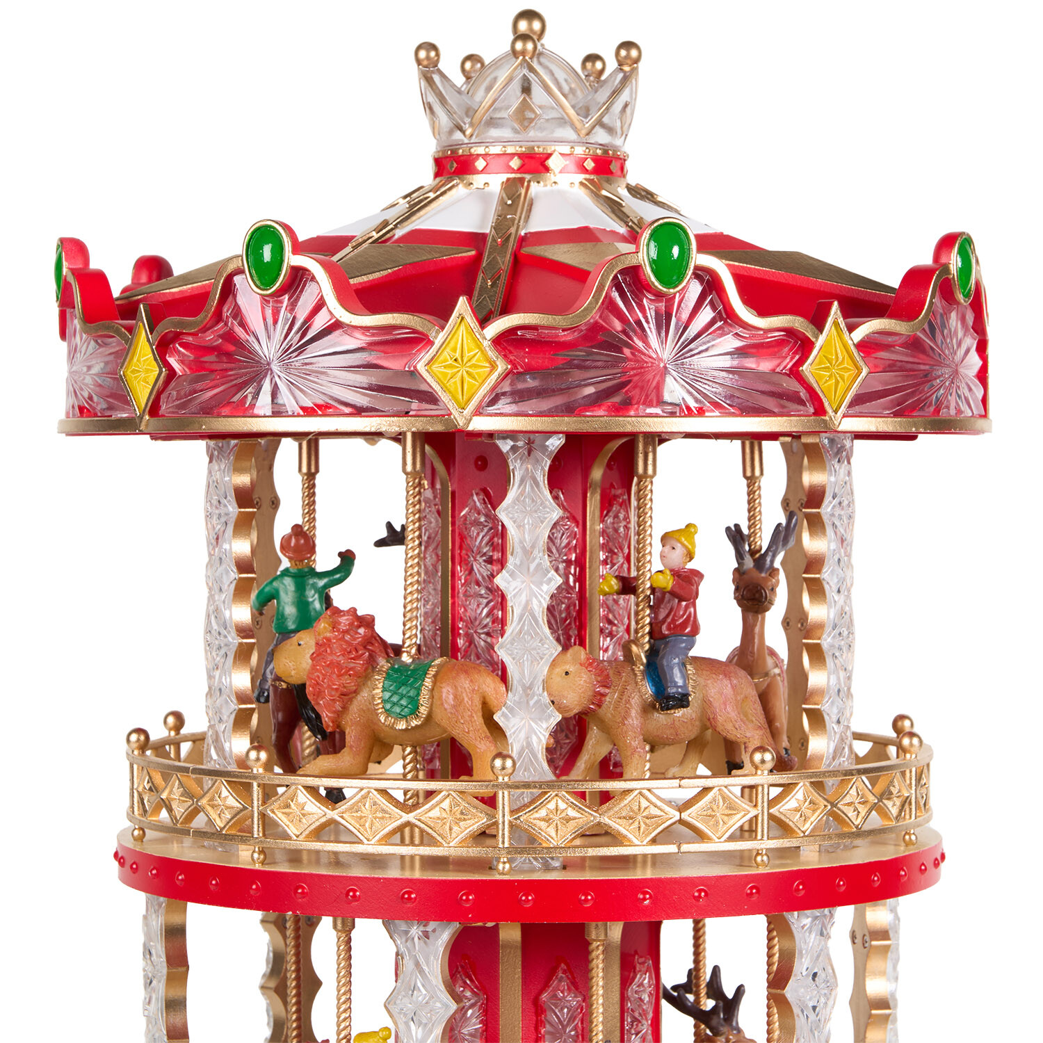 Large Magical Musical Carousel Model Red | Wilko