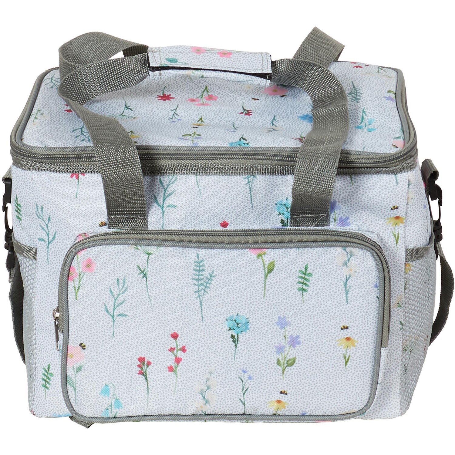 Flower Market Picnic Bag - Grey Image 1