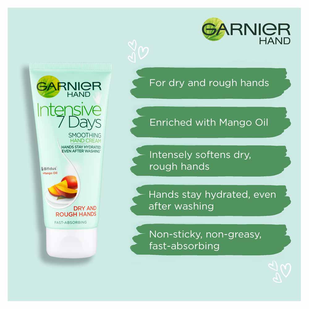 Garnier Intensive 7 Day Mango Hand Cream 100ml Image 3