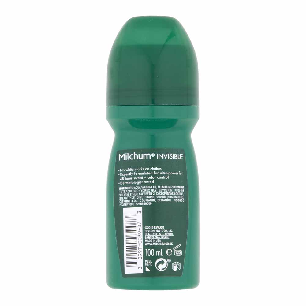Mitchum Pure Energy Invisible Roll On 100ml Image 2