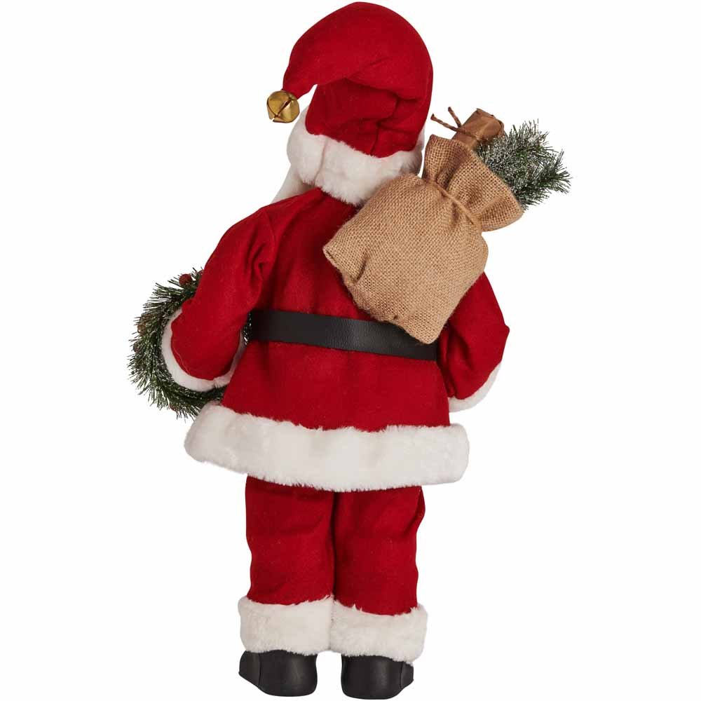 Wilko Medium Cosy Standing Santa Figurine Image 2
