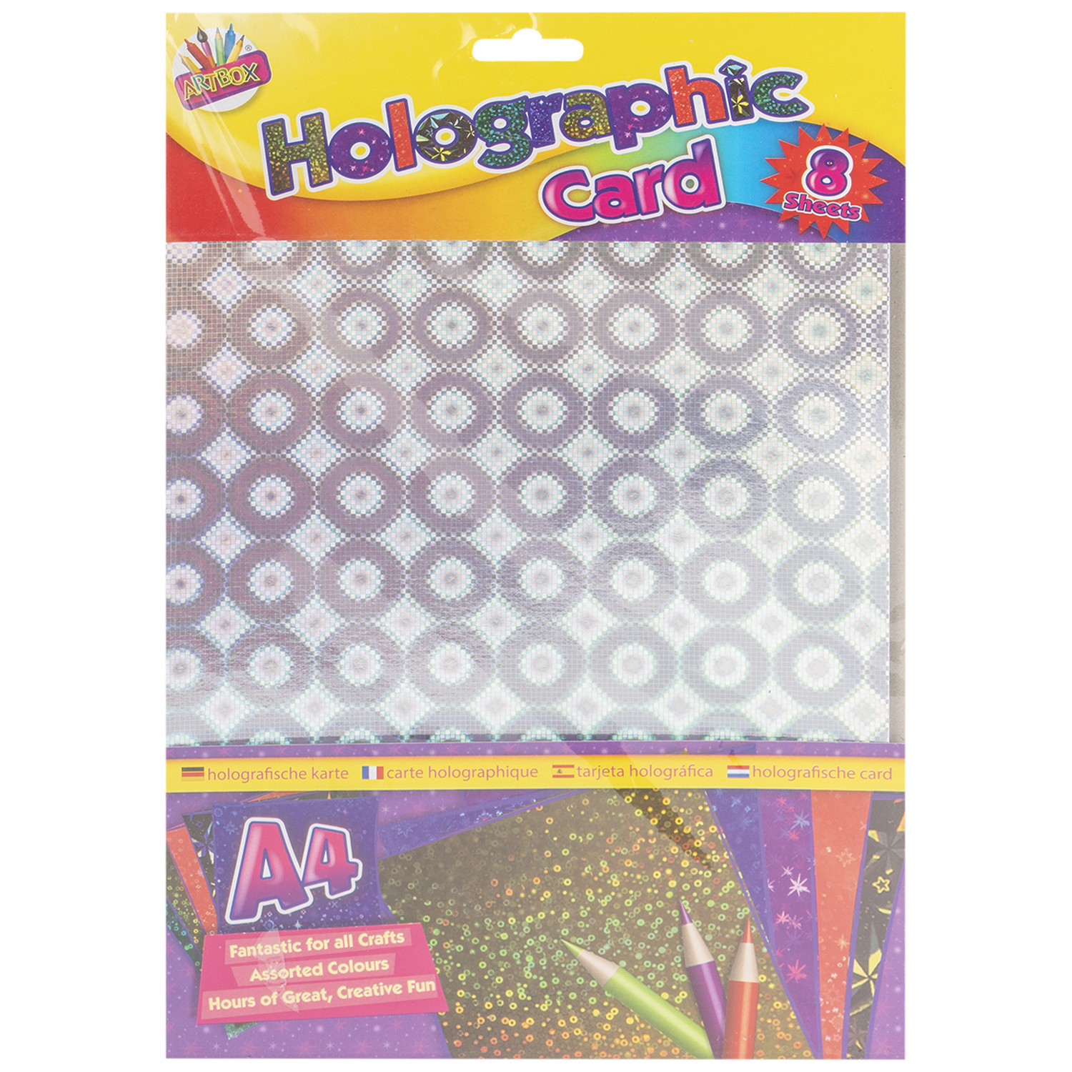 Pack of 8 Artbox Holographic Card Image 5