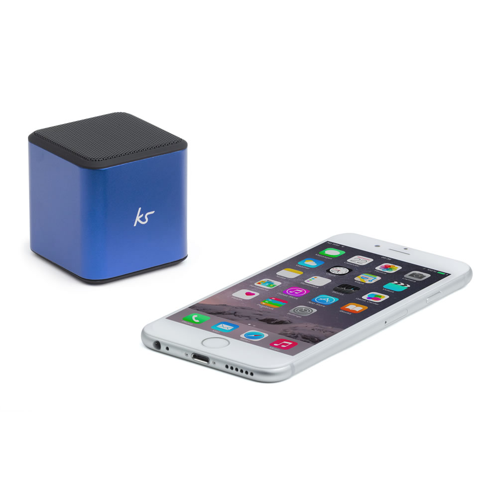 KitSound Blue Cube Bluetooth Speaker Image 5