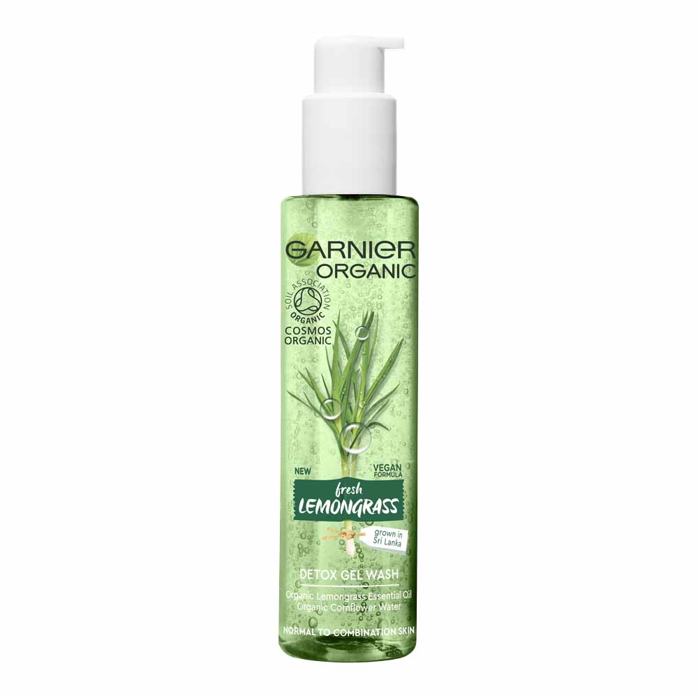 Garnier Organic Lemongrass Detox Gel Wash 150ml Image 1