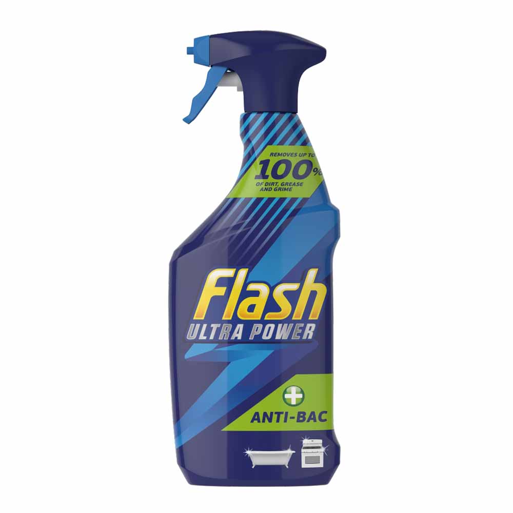 Flash Ultra Antibacterial Spray 750ml Wilko