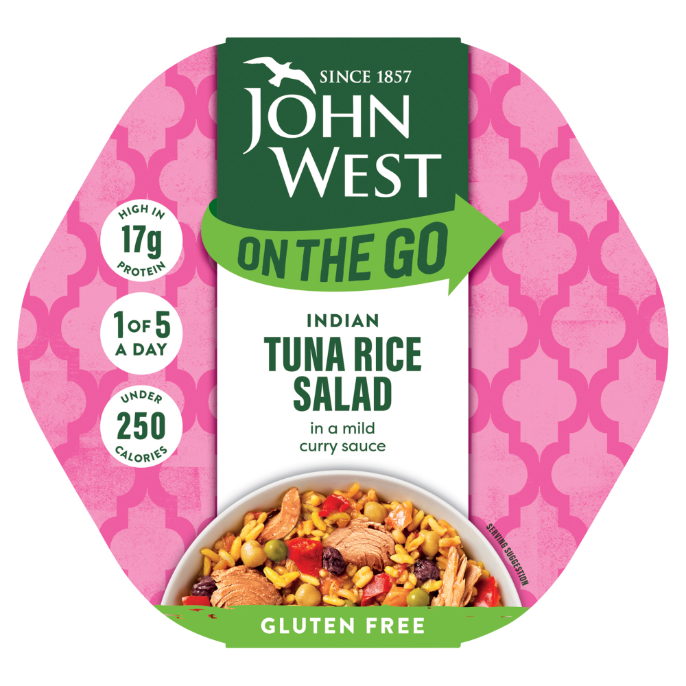 John West On the Go Indian Tuna Rice Salad 220g Image
