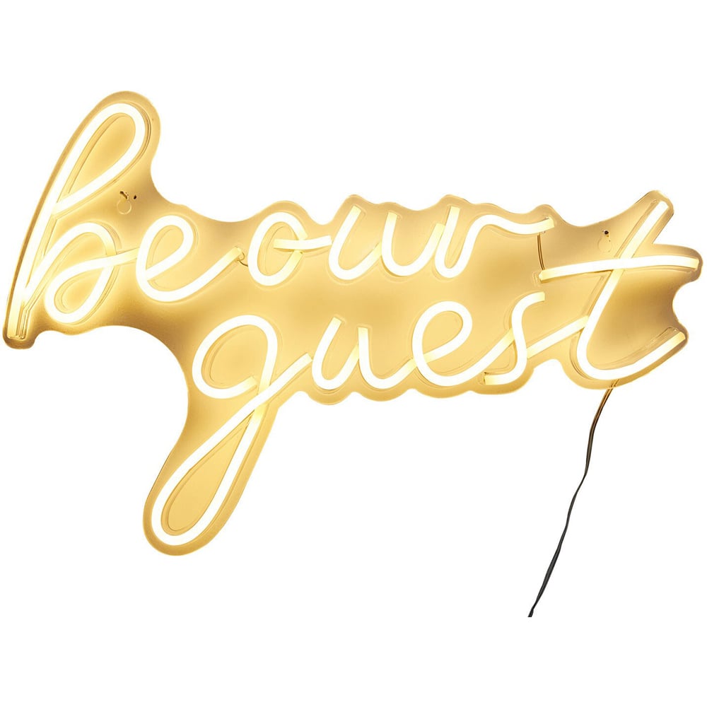 Be Our Guest Neon Sign - Warm White Image 3