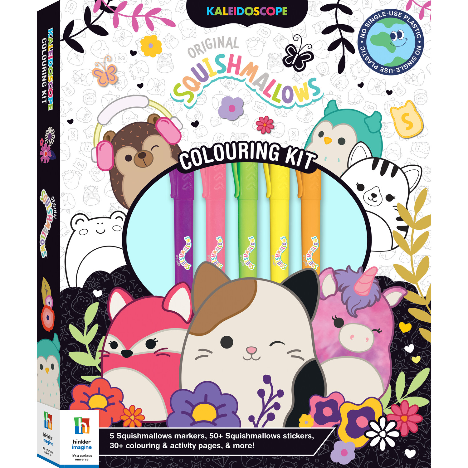 Kaleidoscope Squishmallows Colouring Kit Image