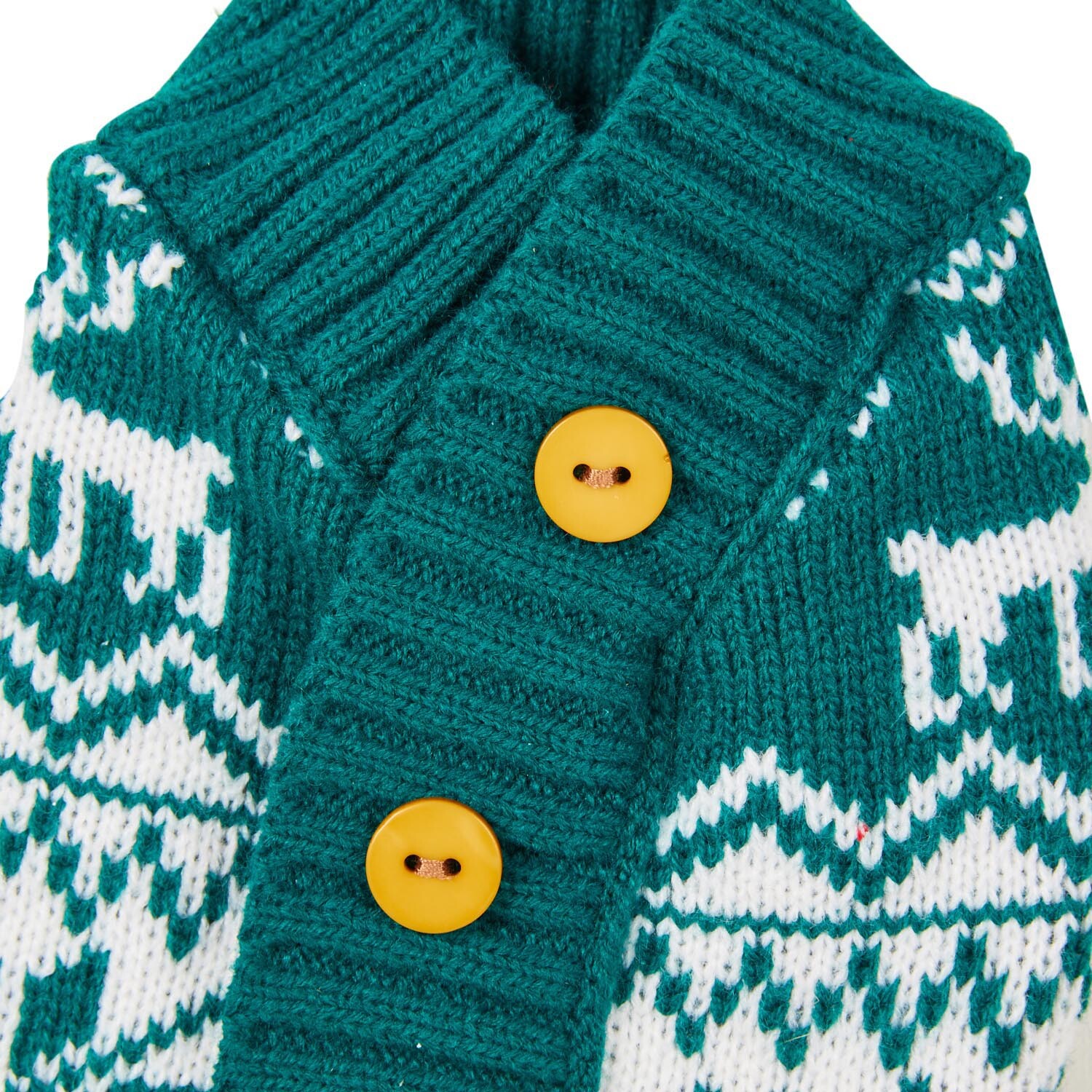 Fair Isle Reindeer Pet Jumper - 20cm Image 4