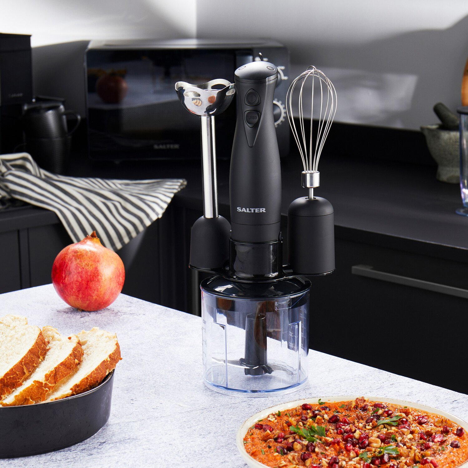 Salter Kuro 3 in 1 Blender Set - Black Image 4
