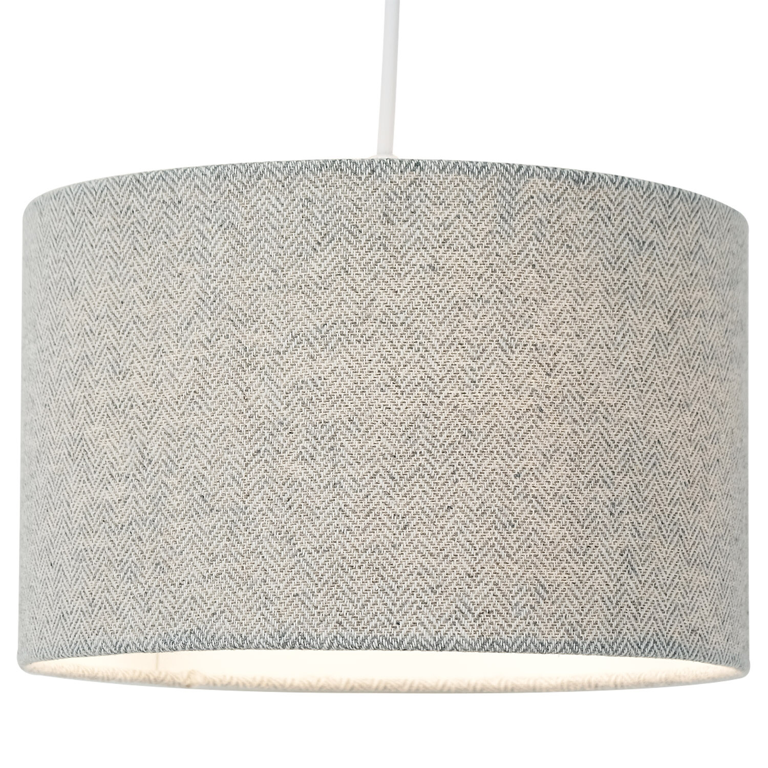 Woven Drum Shade - Grey / 25cm Image 7