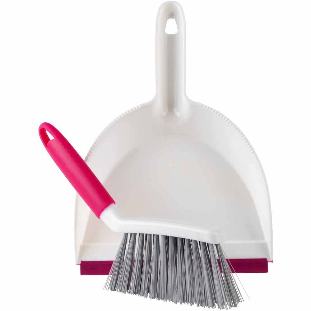 Kleeneze Antibacterial Mini Dustpan and Brush Set Image 1