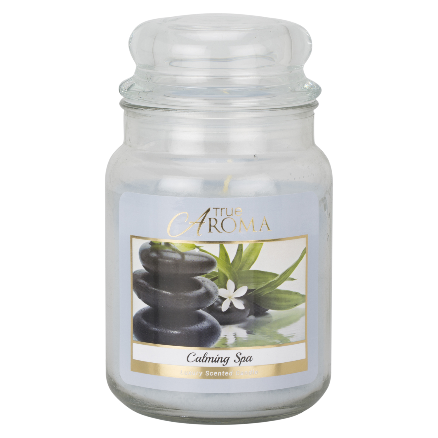 True Aroma Luxury Scented Candle - Calming Spa Image