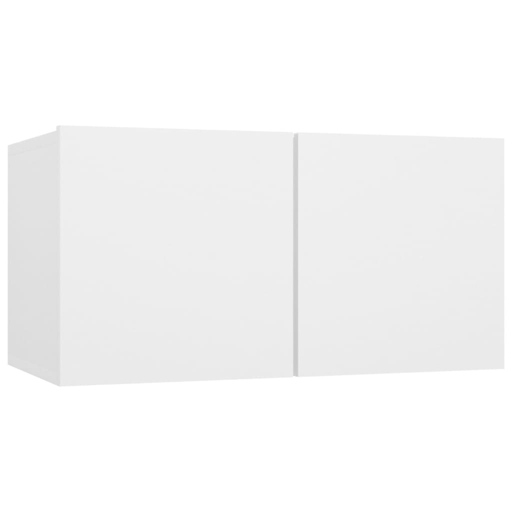 vidaXL 14 Door White Wall Mounted TV Cabinet Image 3