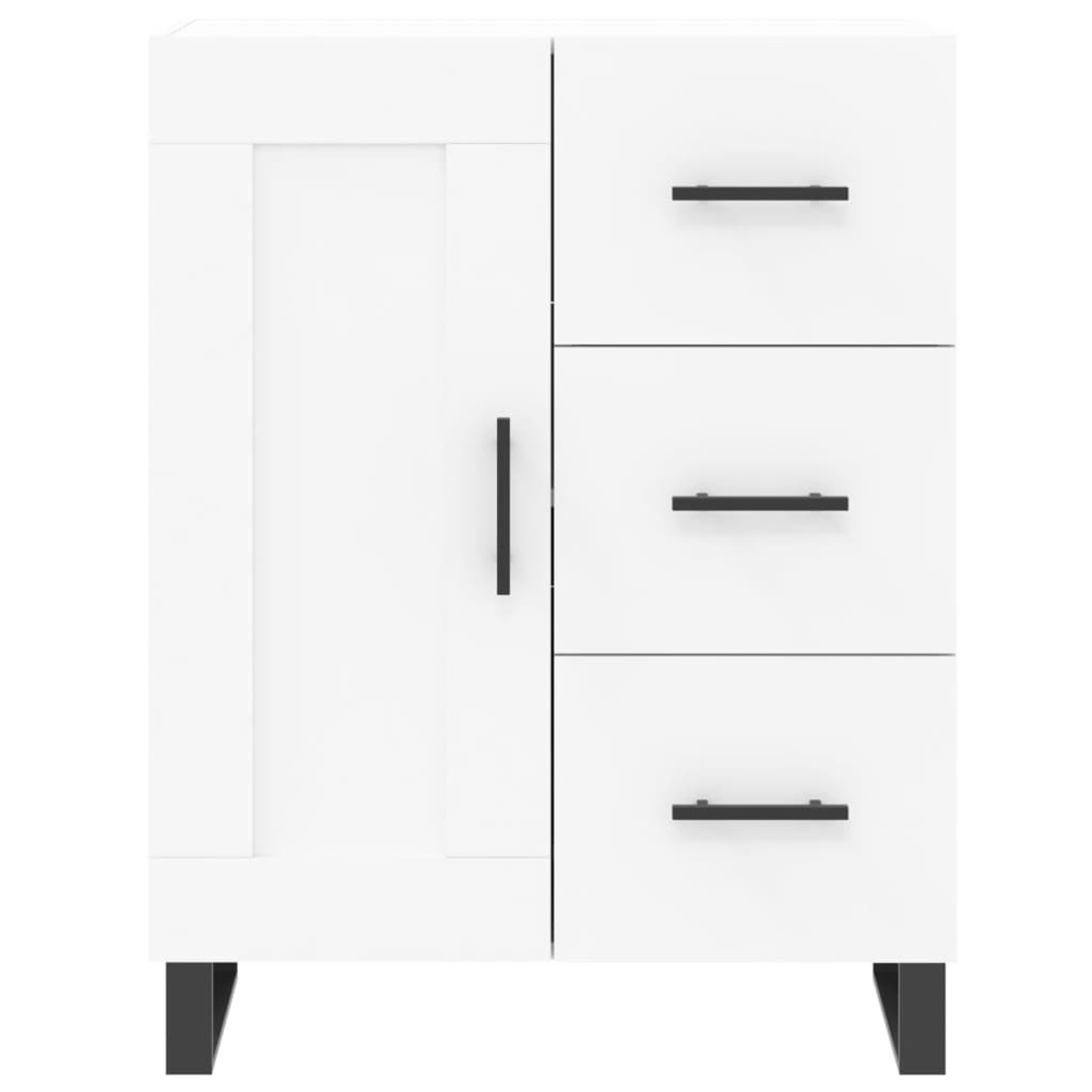 vidaXL 3 Door 3 Drawer White Highboard Image 8