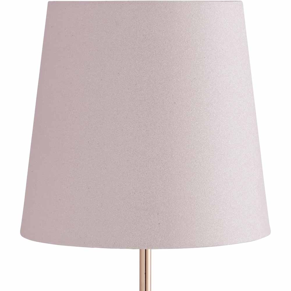 Wilko Pink Glitter Table Lamp Image 2
