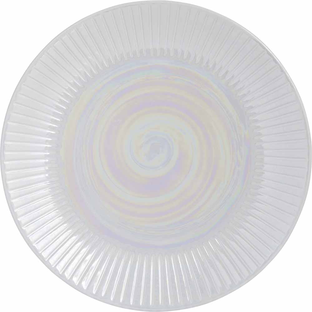 Wilko Pearlescent Dinner Plate Wilko
