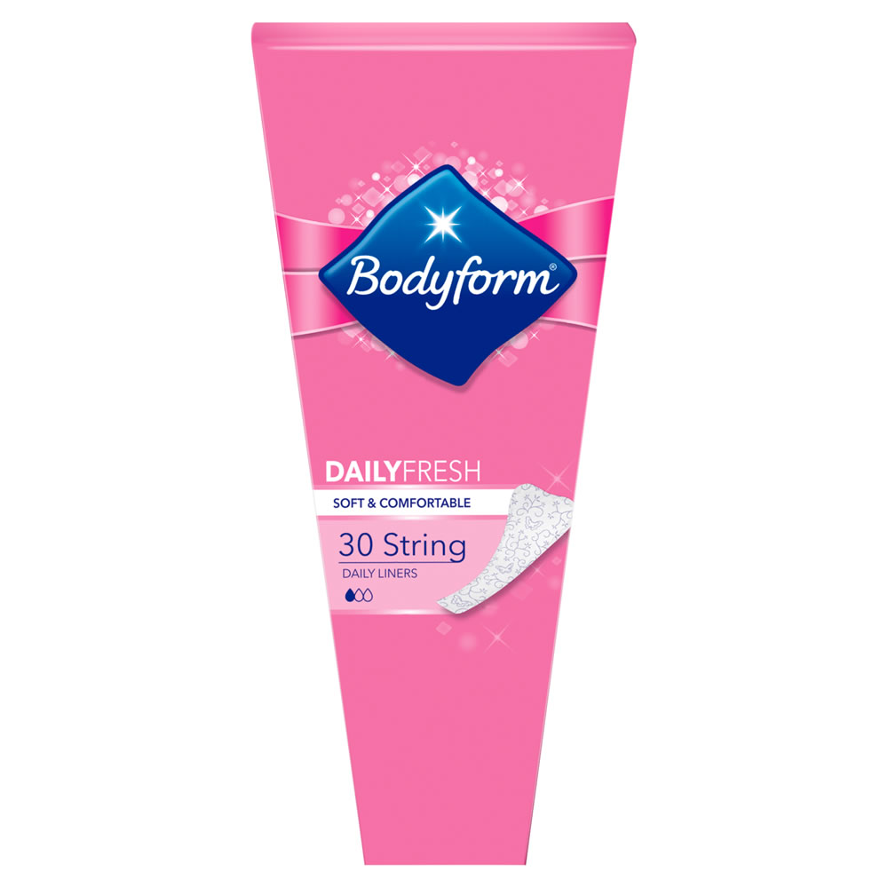 Bodyform Daily Fresh String Pantyliners 30 pack Image