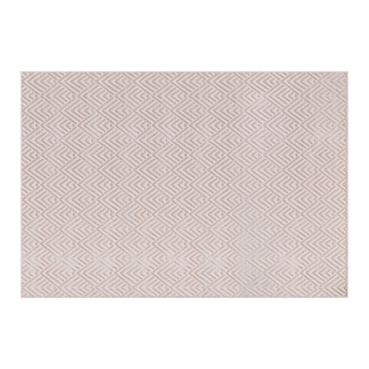 Gloria Lux Geo Rug - Neutral / 120cm Image 1