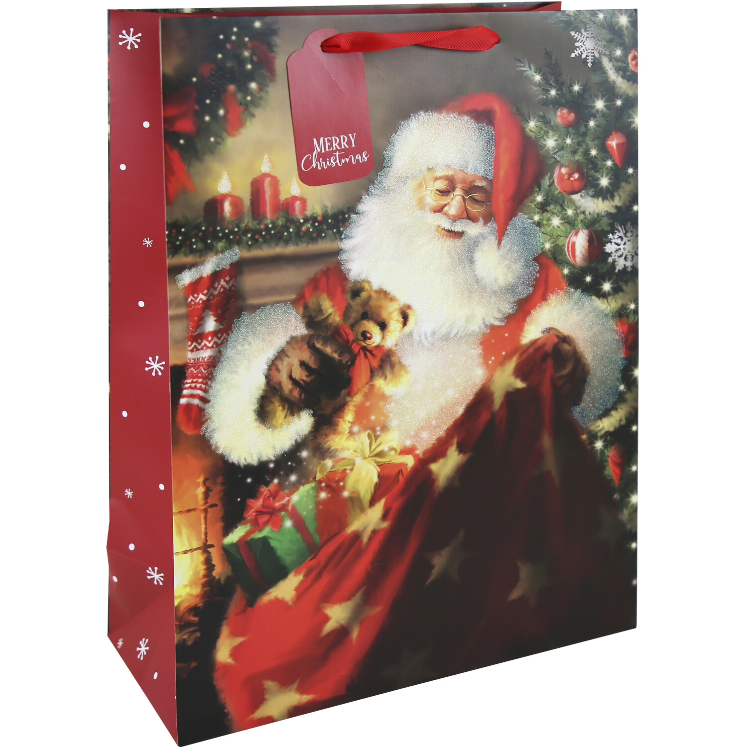 Traditional Santa XL Gift Bag Image 4