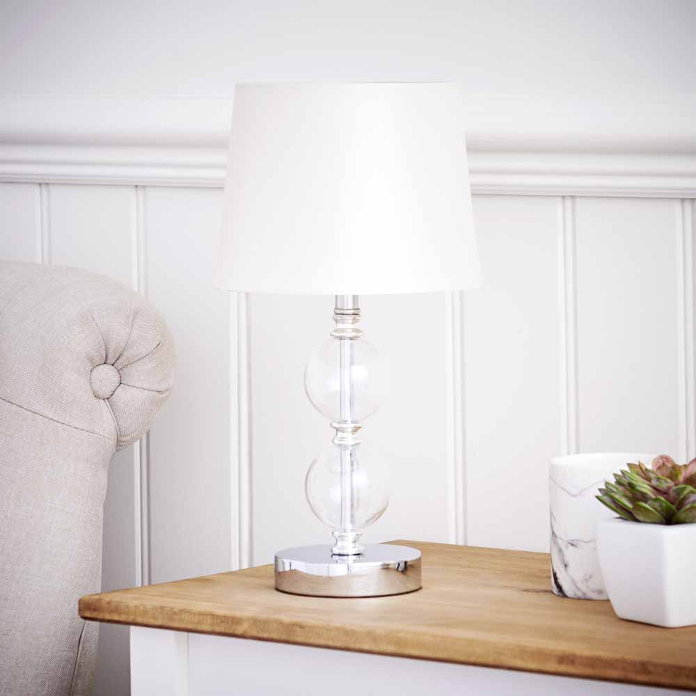 Wilko Atole Parchment Table Lamp Image 4