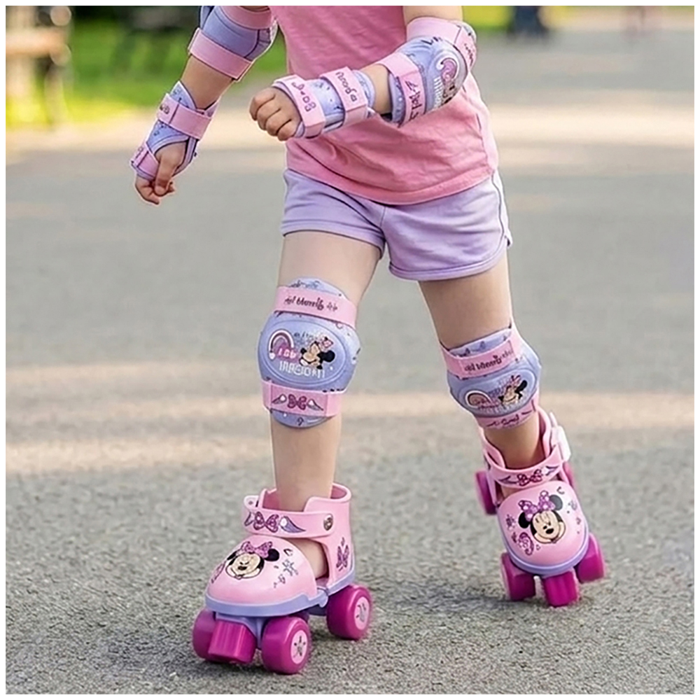 Mondo Kids Disney Minnie Mouse Adjustable Quad Roller Skates Image 2