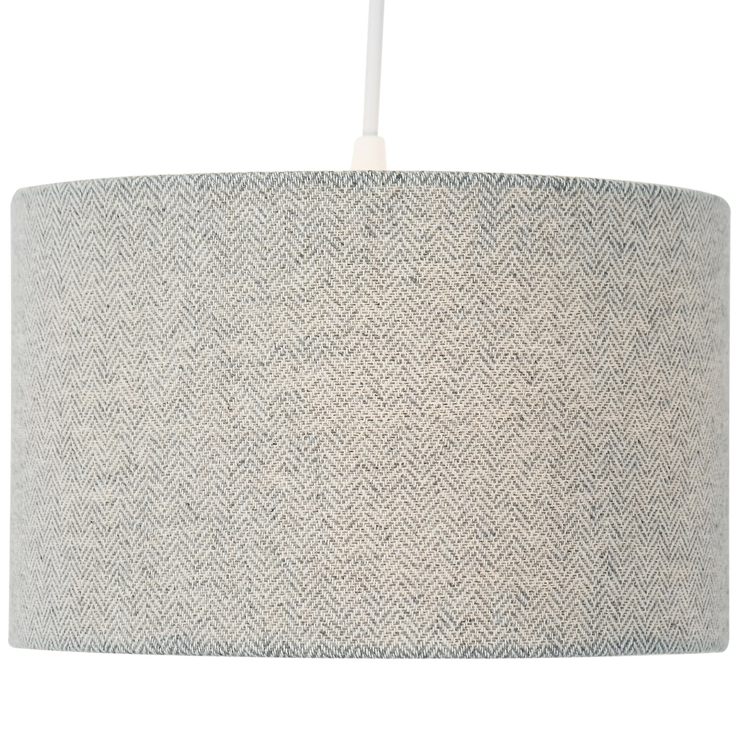 Woven Drum Shade - Grey / 25cm Image 5