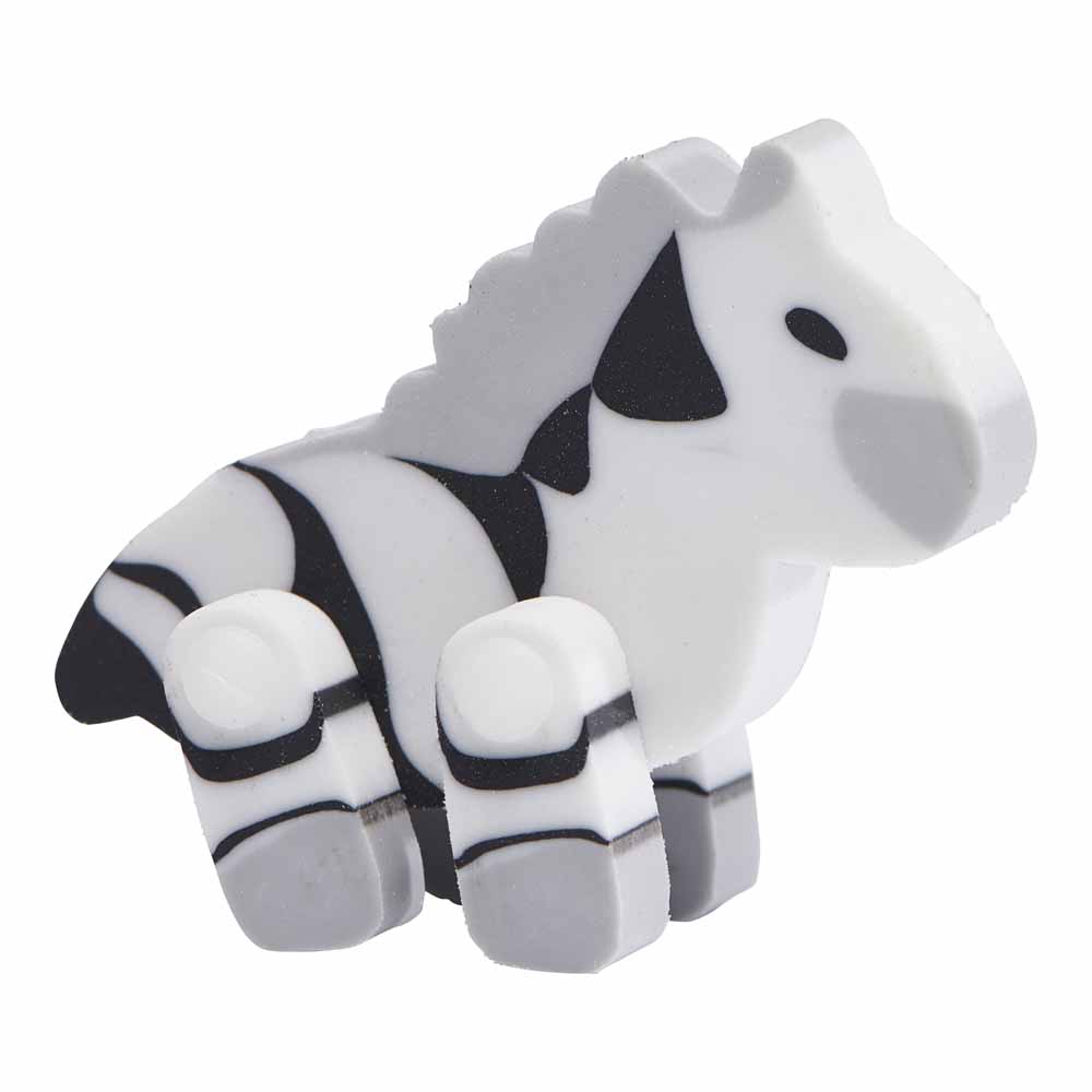 Wilko Animals and Dinosaurs Eraser Assorted Wilko