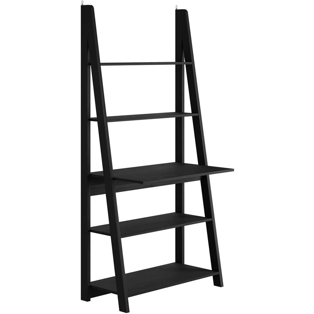 Tiva 5 Tier Black Ladder Desk Image 2