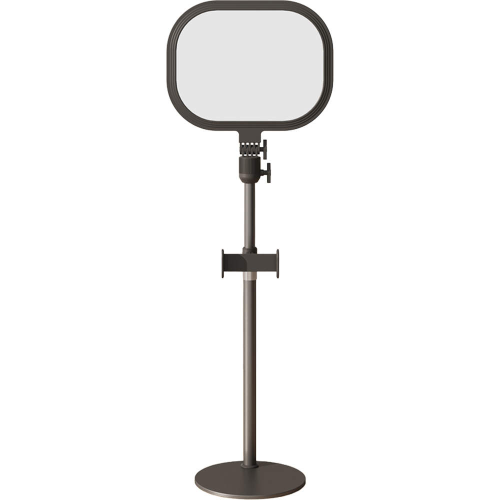 HOMCOM Black Dimmable LED Table Lamp with Phone Holder Image 1