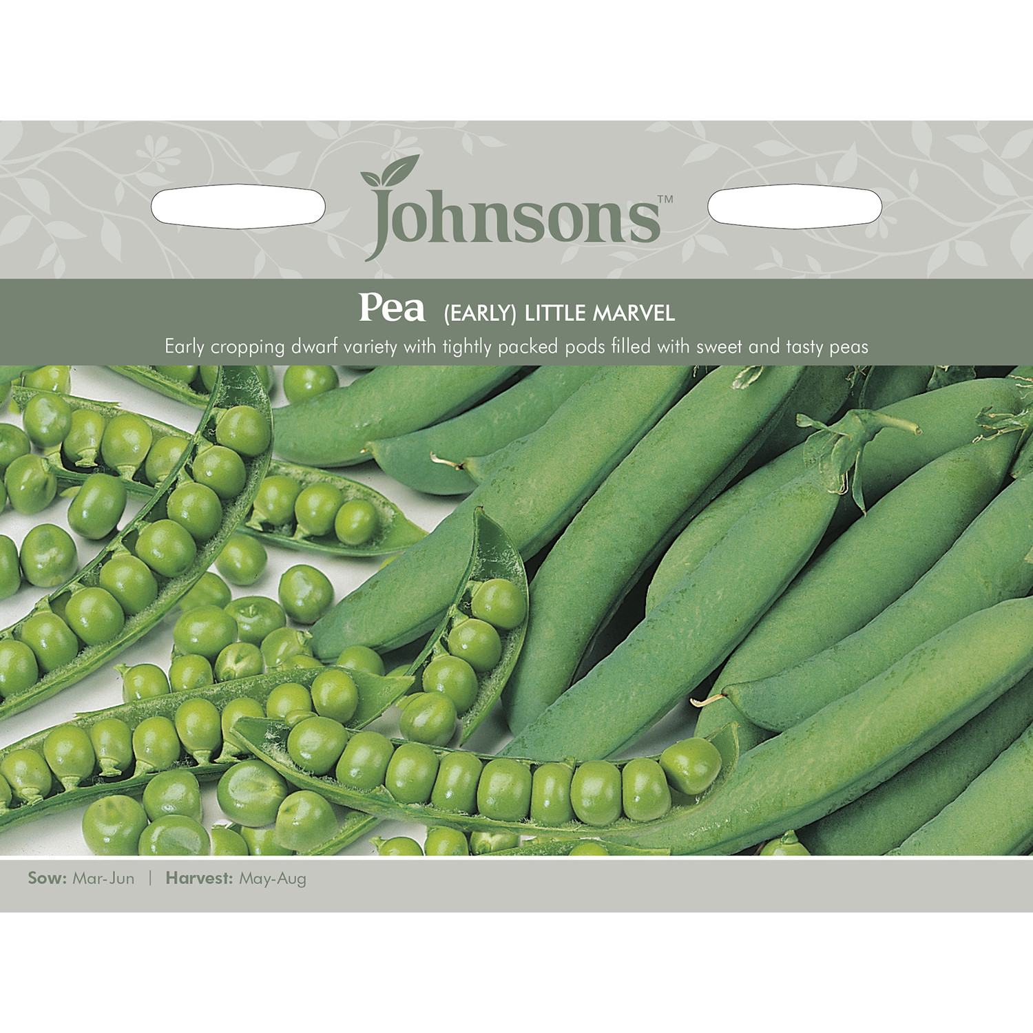 Johnsons Early Little Marvel Pea Seeds Image 2