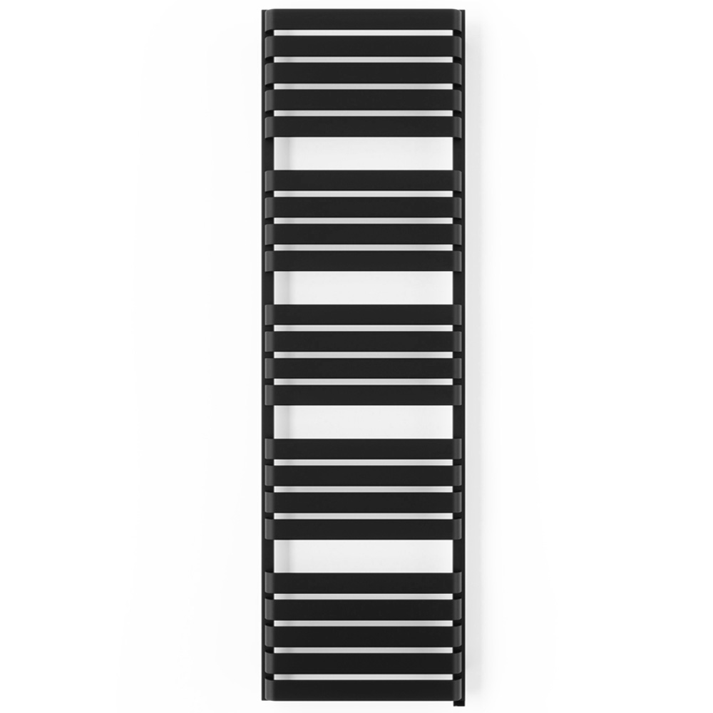 Terma Warp T One Soft Matt Black Electric Towel Rail 1695 x 500mm Image 3