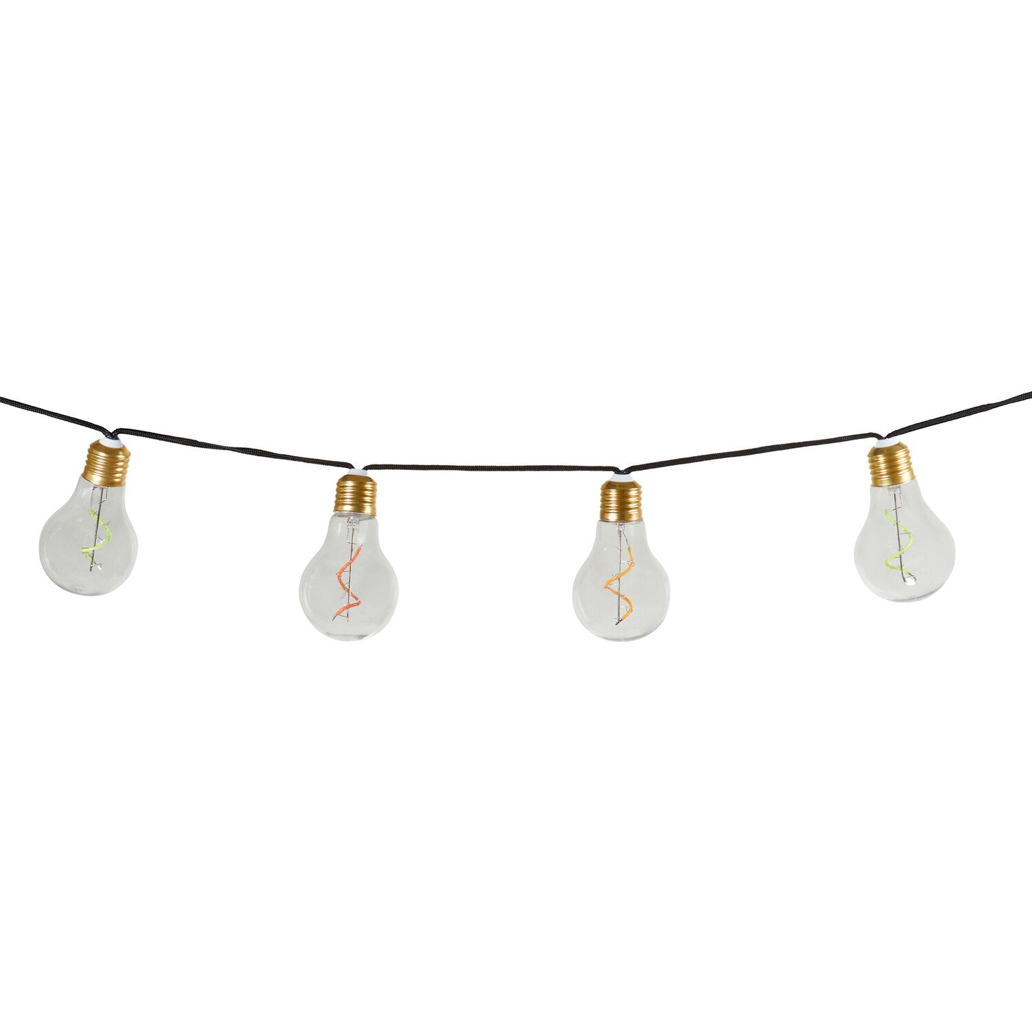 10 LED Neon Bulb String Light Image 1