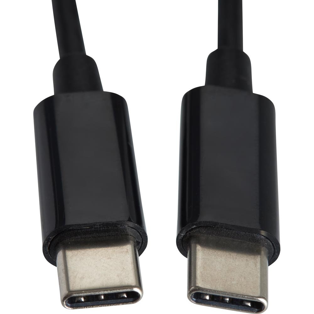 Wilko USB C to USB C Black 1m Wilko